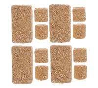 TOYANDONA 12 pièces Mini Faux Hay Bales Set Small Decorative Hay Blocks for Farm Scene DIY Dollhouse Halloween and Table Decorations for Craft and Photography Props