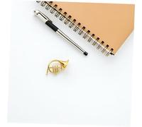 TOYANDONA 12 pièces Miniature Instrument Model Garland DIY Accessories Xmas Tree Pendants Curved Horn Decoration for Holiday Craft