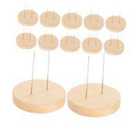 TOYANDONA 12 Pièces Support Affichage pour Poupées Au Crochet avec Base Stable Conception à Double Aiguille pour Figurines Pâte et Poupées Artisanales