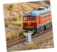 TOYANDONA 12 Pièces Support de Pont de Train Accessoires de Ferrée Multi Blocs de Soutien Compatibles Marques Kit de Piliers pour Pistes de Train