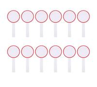 TOYANDONA 12 Pièces Tableau de Score Effaçable à Main Tableau Simple Face Planche de Vote et Notation pour Jeux et Compétitions