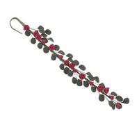 TOYANDONA 12 pour Maison de Poupée Rosier Grimpant Artificiel Rouge Foncé Vigne de Fleur Décorative pour Jardin Miniature et Accessoires de Scène