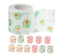 TOYANDONA 12 Rouleaux Bandages Auto Adhésifs pour Chiens de Bandes Cohésives Non Tissées Élastiques pour Protection des Soins des Blessures et Activités Extérieures