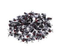 TOYANDONA 120 Pièces de Simulation de Mouche Insecte simulé Jouets d'insectes réalistes Mouche Artificielle décors de Mouches PVC