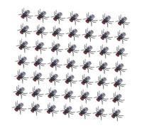 TOYANDONA 120 pièces Mouches Plastique Réalistes Jouets Insectes Plastique pour Blagues Halloween Fêtes et Réunions Familiales