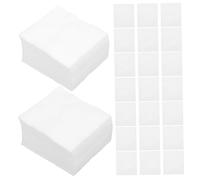 TOYANDONA 1200 pièces Lingettes Démaquillantes Visage Fines Coton Non Tissé Blanc Absorbant pour Soin Quotidien et Retrait Vernis Ongles