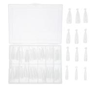 TOYANDONA 120pièces Faux Ongles Transparents à Couverture Intégrale Capsules Pour Manucure
