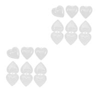 TOYANDONA 12pièces Boîte à Tétine Coeur Conteneurs Pratiques Pour Sucettes Design Compact Et Léger Matériau Et Facile à Nettoyer Accessoire Pour Voyager Et Les Tétines