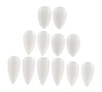 TOYANDONA 12Pièces Dents de Vampire Lumineuses Halloween Accessoires Cosplay Fausse Dent de Mascarade pour Diables et Loups Garous Dents Halloween Amusantes