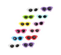 TOYANDONA 12pièces Épingles à Cheveux pour Chiots Design Lunettes De Soleil Décorations pour Cheveux De Chat Coiffes pour Chiens Lot
