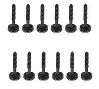 TOYANDONA 12pièces Kit Accessoires pour Guitare Électrique Vis et Ferrules pour Manche Plaques de Renfort de Rechange pour Montage et Réparation