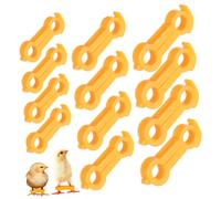 TOYANDONA 12pièces pour Pattes De Poussins Lot de Douze Aide à Corriger Écartement des Pattes pour Volailles Et Petits Oiseaux Anneaux