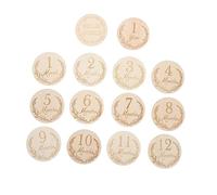 TOYANDONA 14pièces Lot De Cartes Étapes Croissance Garçon Fille Pour Marquer De Garçon Fille Accessoires Photo