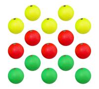 TOYANDONA 15 Pièces Boule Flottante Ronde en Mousse, Flotteur Flottant | Flottabilité, Usage en Dérive en Eau Douce, Finition Vive et Visible, Lot pour Montages Variés