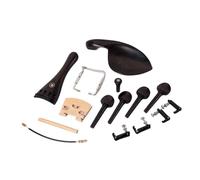 TOYANDONA 15 pièces Kit Accessoires Violon Cordier Résistant Mentonnière Standard Chevilles et Bouton de Corde Accessoires pour Violon DIY