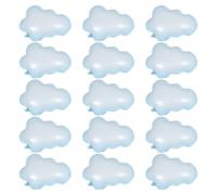 TOYANDONA 15 Pièces Lot de 15 Ballons Nuage en Film d'Aluminium Brillant, Forme Irrégulière, Décorations de Fête d'Anniversaire et Shower, Accessoires Gonflables Solide pour Événements