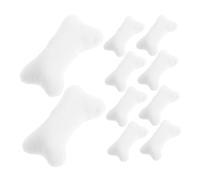 TOYANDONA 15 Pièces Mini Bone Shaped Plush Pillows Set for Dollhouse Decor Soft Polyester Miniature Throw Cushions for Playroom and Desktop Miniature Accessories