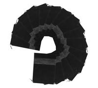 TOYANDONA 15 pièces Sac à Chaussures de Voyage Lot Cordon Anti-poussière avec Fenêtre Transparente pour Rangement Portable et Organisation de Chaussures Non-tissé pour Voyages et