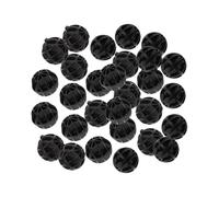 TOYANDONA 150 Pièces Boules de Filtration Bio Noires pour Aquarium et Bassin Média Filtrant Compatible Eau Douce et Salée Filtre Écologique pour Aquarium et Étang
