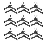 TOYANDONA 150 Pièces Miniatures Plastique pour Vêtements de Poupées Accessoires de Rangement pour Maison de Poupées Organisation de Gowns et Tenues pour Jeu de Rôle et Projets DIY