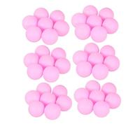 TOYANDONA 150 Pièces Pong de loterie pour la fête balles de -Pong en Plastique Accessoire d'activité de fête Ballon d'entraînement Accessoires d'activité du Parti PP Rose