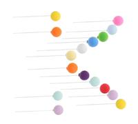 TOYANDONA 16 Pièces Balloon Cake Picks Clay Round Ball Toppers For Birthday Wedding Party Cake Decorations
