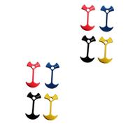 TOYANDONA 16 pièces Piquets de Camping Alliage Aluminium Clous pour de Terrasse Ajustables Résistants Au Vent Fixation Durable pour Tentes de Randonnée et Plein Air Rouge Bleu Noir Or