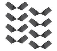 TOYANDONA 16 Pièces Support de Panneau de Bureau sans Perçage, Clip | ABS Moderne, Maintien Droit Stable, Montage Facile, pour Bureau Maison et Salle D’étude, Usage Flexible