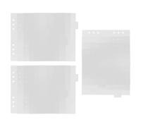 TOYANDONA 18 intercalaires transparents en acrylique avec onglet pour | Recharges en acrylique pour agenda, idéales comme intercalaires pour classeurs d'études, comprenant des intercalaires