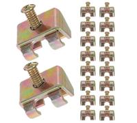 TOYANDONA 18 Pcs Accessoire de Fixation et Vis de Serrage pour Ventilateur Industriel avec Écrou à Ailettes et Clip pour Fête été Maintien Sécurisé Grillage