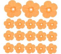 TOYANDONA 18 Pcs Fleurs de mangeoire pour Les Oiseaux mangeur de colibris Petit Les pièces Fleur de Remplacement de mangeoire pour colibris Fleur des mangeoires à Plastique Orange