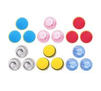 TOYANDONA 18 Pcs Jouets à Mâcher pour Chiens Balle Solide et Silencieuse EVA Colorée pour Chiots et Chiens Petits Interactif Léger pour Exercices et Jeu Extérieur