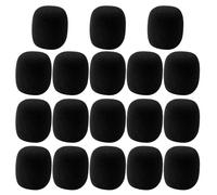 TOYANDONA 18 Pcs Set Microphone Windshield EVA Covers Handheld Mic Pop Filter Noise Reduction For Vocal Recording And Studio Use
