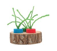 TOYANDONA 1ensemble Boîte De Jeu pour Rongeurs Jouet à Mâcher pour Hamster Lapin Et Cobaye Accessoire Enrichissement Interactif pour Animaux Domestiques avec Designs Captivants Et