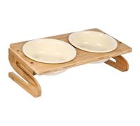 TOYANDONA 1Ensemble Céramique avec Support Double Inclinable pour Optimal Design pour Éviter Renversements