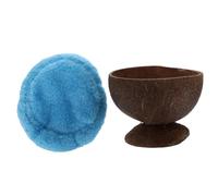 TOYANDONA 1Ensemble Coque De Noix De Coco pour Hamsters Et Petits Animaux Et Durable pour Rêveries Résistante Aux Morsures Parfait