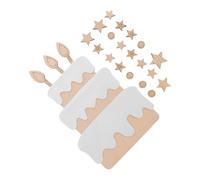 TOYANDONA 1ensemble Décoration Murale Bois Pour Anniversaire Signe Bois Unique Pour Fête De Accessoire De Décoration Joyeuse Et Rustique