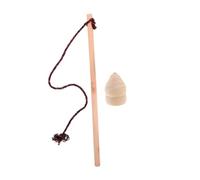 TOYANDONA 1ensemble Jouets Toupie Traditionnelle Chinoise avec Corde pour Fitness Et Activités Extérieures Fait Main pour Amusement Et Rétro Play