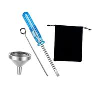 TOYANDONA 1ensemble Kit De Remplissage Mini Entonnoir Acier Inoxydable pour Urnes Ensemble Complet pour Bijoux Crémation Inclut Entonnoir Et Outils Pratiques pour Remplissage Facile