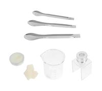 TOYANDONA 1ensemble Lipstick Repair Kit Silicone Mold Graduated Beaker Wax Candle Spoons DIY Lip Creation Tool For Broken Lipstick Fix Custom Makeup Making