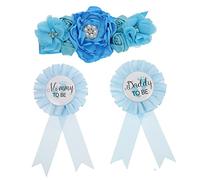 TOYANDONA 1Ensemble Sash de Maternité avec Badges Fleurs Sash Badges pour Photo Accessoires Élégants et Multifonctionnels