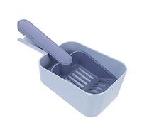 TOYANDONA 1ensemble Scoop à Litière pour Pelle à Crottes avec Bac Outil De Nettoyage pour Animaux De Compagnie Design Pratique Et pour Usage Domestique Ou Animalerie