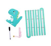 TOYANDONA 1ensemble Sticker Mural Amovible Pour Mesurer La Thème Dinosaure Couleur Vert Facile à Appliquer Et