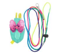 TOYANDONA 1ensemble Vêtements De Vol pour Perroquets Costume Pratique Et Chic pour Oiseaux De Petite Comprend Motif De Fleurs Laisse Colorée