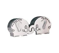 TOYANDONA 1paire Boîte De Souvenirs Éléphant Pour Première Dent Et Mèche De Cheveux Coffret Unique Pour Finitions Soignées