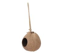 TOYANDONA 1Pc Nid D'Oiseau Bijoux Parlant Chaud Oiseau Décor Jardin Nichoirs Noix De Antique Extérieur Coquille Nids d'oiseaux Oiseau Noix De Maison Noix De Nichoir