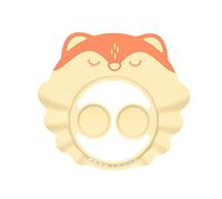 TOYANDONA 1pièce Bonnet De Bain Ajustable Pour Garçon Fille Chapeau De Des Oreilles Imperméable Avec Cartoon Pour Bain Des Garçon Fille Renard Jaune