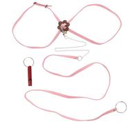 TOYANDONA 1Pièce Corde de Transport pour Tortue Laisse Ajustable pour Animaux de Compagnie et Durable pour Sorties Extérieur Couleur Vive et Design Unique Rose
