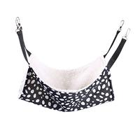 TOYANDONA 1pièce Hamac Suspendu pour Chat Double Face Lit Doux Et Respirant pour Chats Et Petits Chiens Accessoire Pratique pour Cage Et Nid Motif Pois