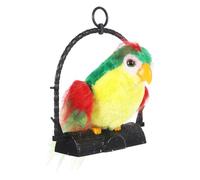 TOYANDONA 1Pièce Perroquet Électronique Enregistrement Qui Répète Paroles Décoration Intérieure pour Garçon Fille sans Piles